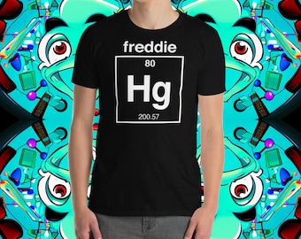 Unisex / Männer Freddie Hg Mercury Chemie Nerd Wissenschaft T-Shirt