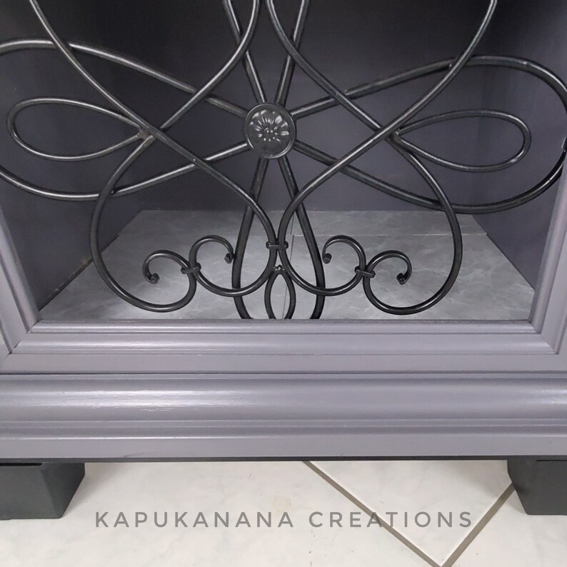 Pet Crate Table / Dog Crate / Table / Grey / Functional / Etsy