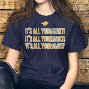 È tutta colpa tua Goalie Chant Nashville Predators - Maglietta unisex per adulti
