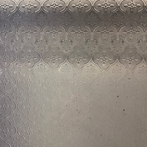 Stained Glass Sheet 8” x 6” -Clear Morisco Glass