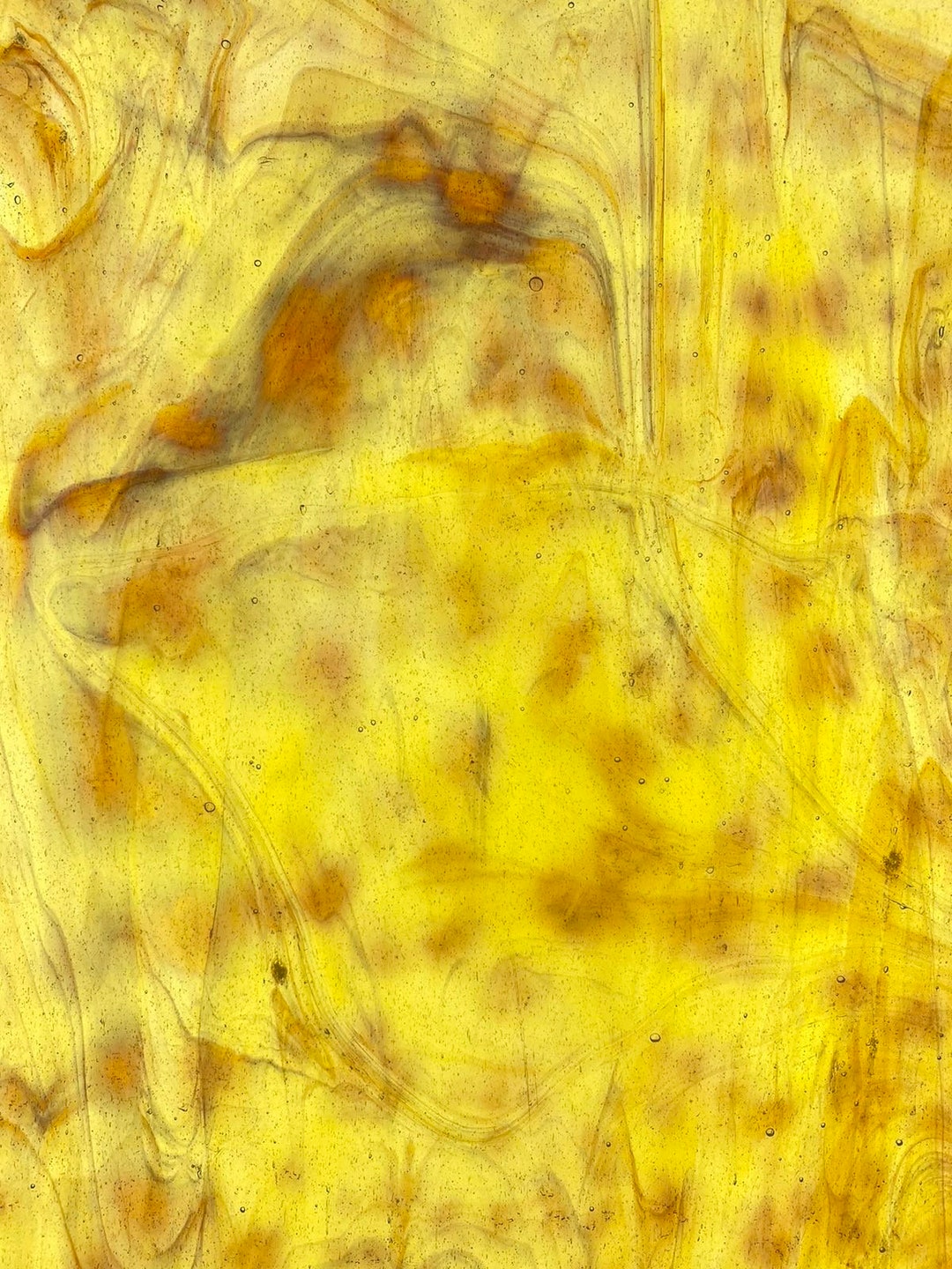 Stained Glass Sheet 8 X 6 Youghiogheny Yellow & Amber Mottled - Etsy