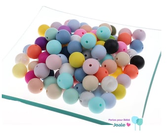 10 Perles Silicone 12mm