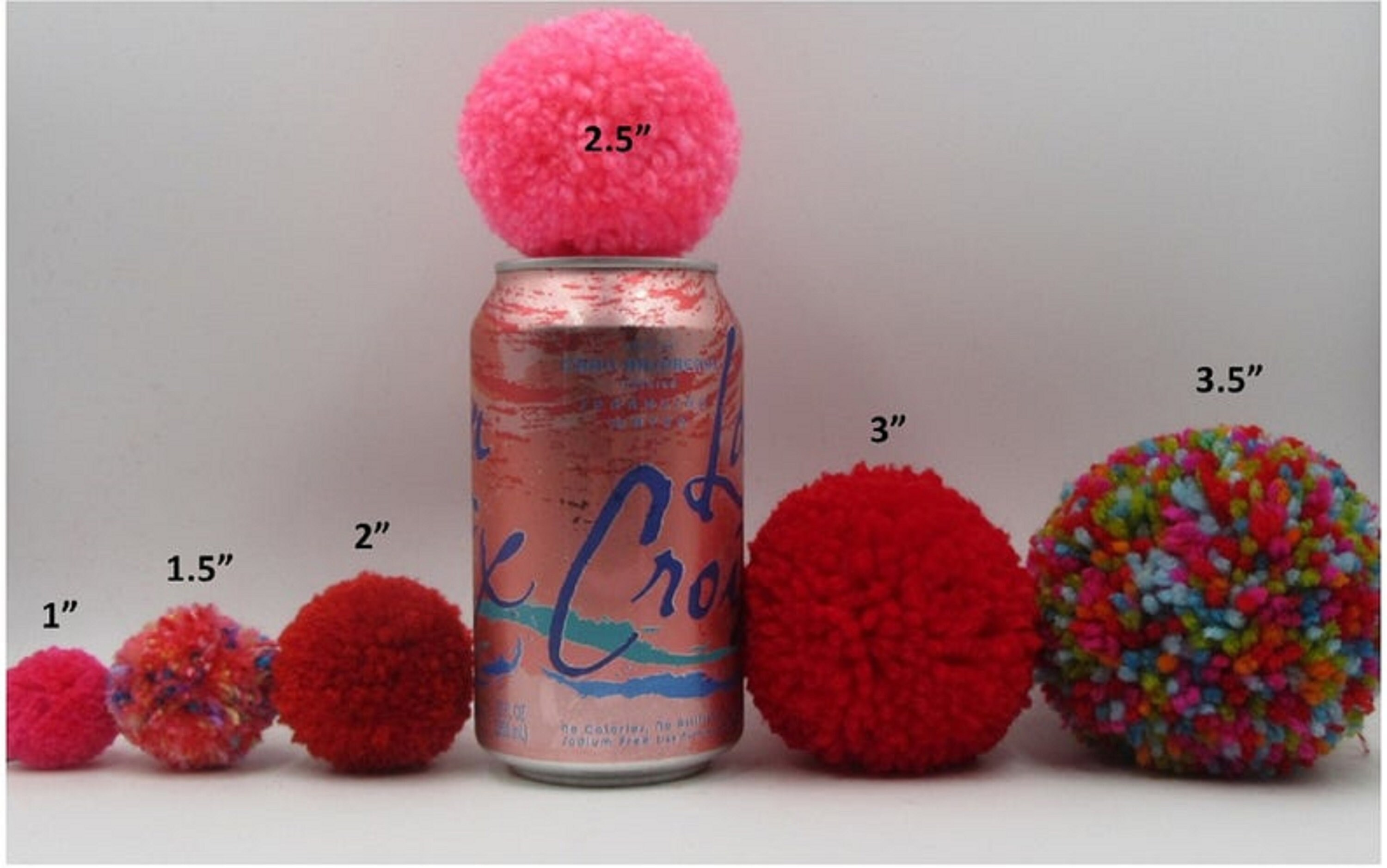 Red White Blue Color Pom Poms 4th of July Handmade Pom Poms - Etsy