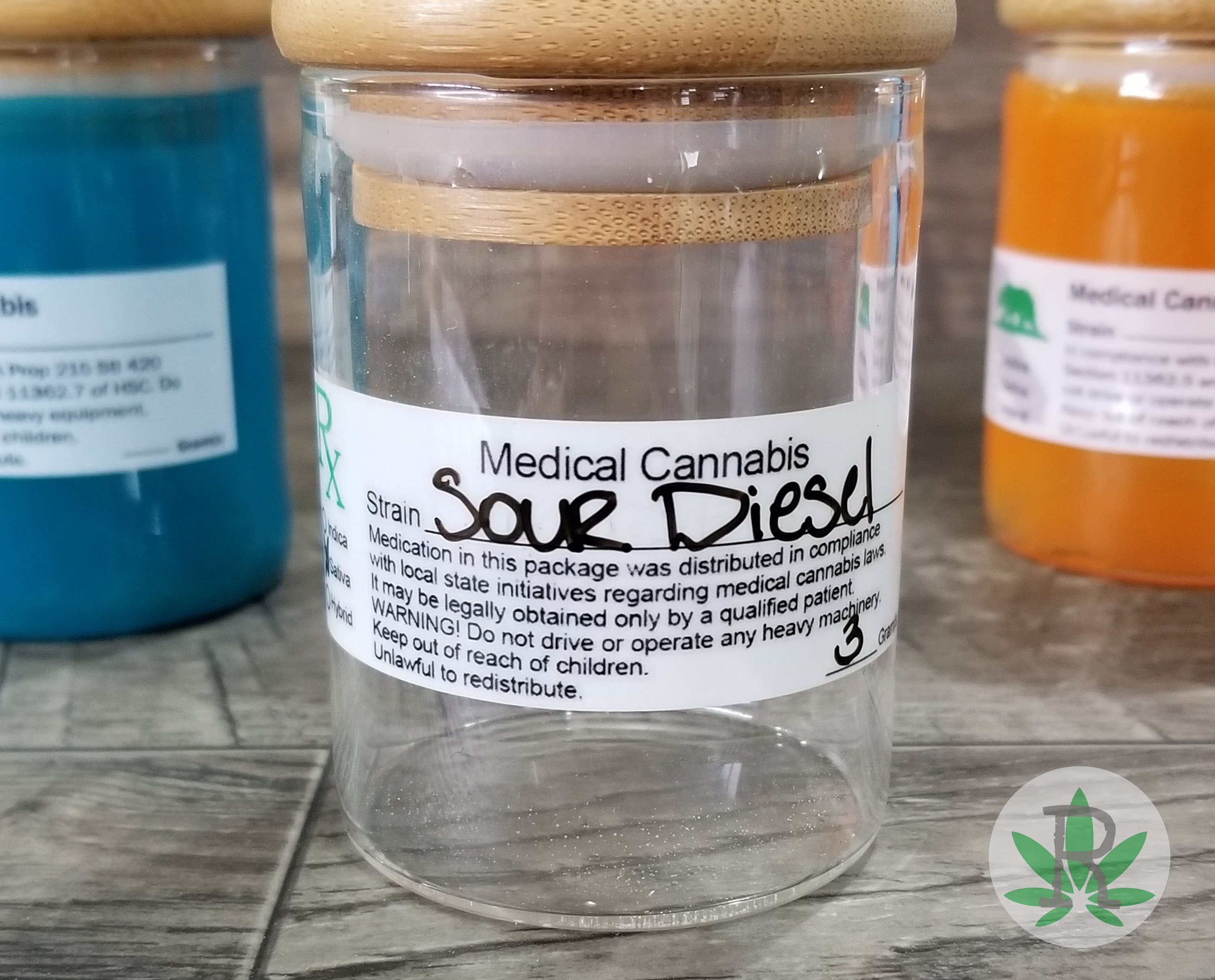 MMJ Glass Stash Jar Dry Erase Medical Marijuana Label 420 Etsy