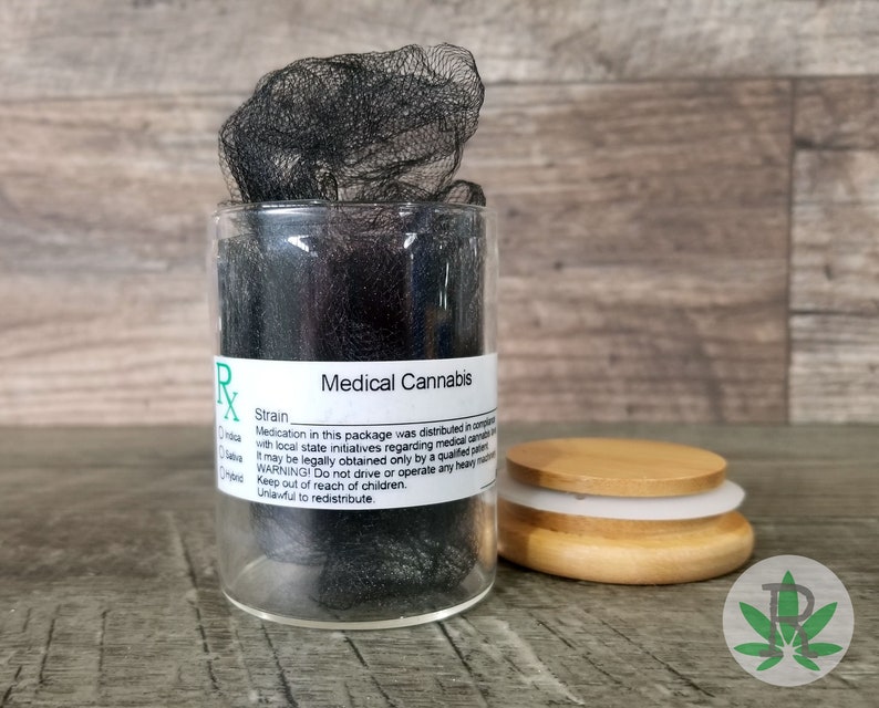 MMJ Glass Stash Jar Dry Erase Medical Marijuana Label 420 Etsy