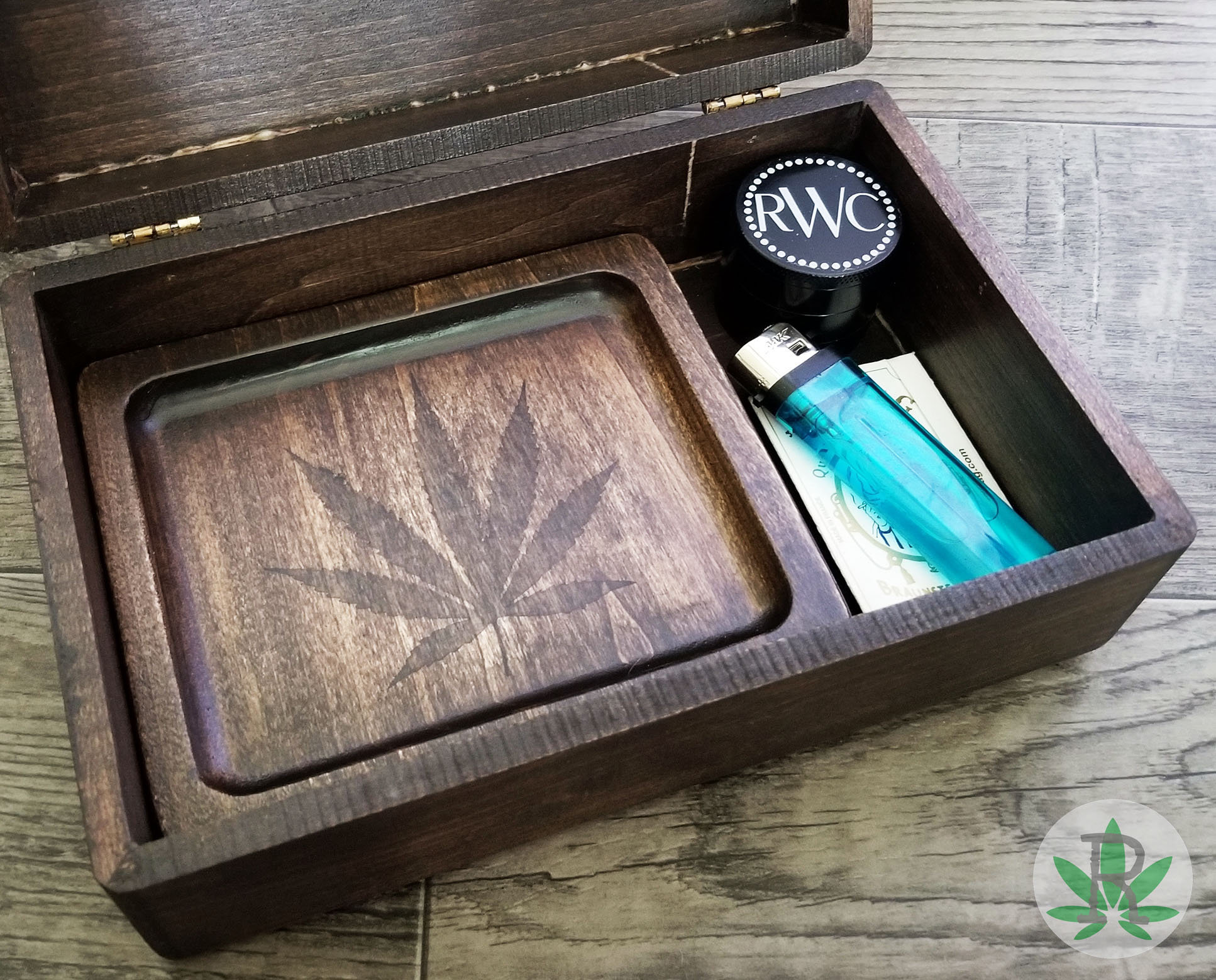 Wood Rolling Tray Marijuana Leaf Tray Cannabis Leaf Tray Etsy