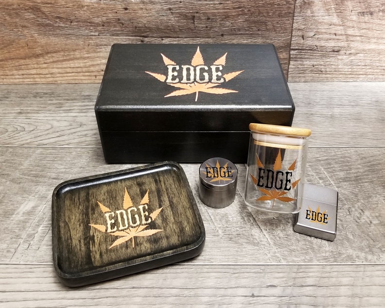 Complete Kit Personalized Smoker Gift Set with Custom Engraved Etsy