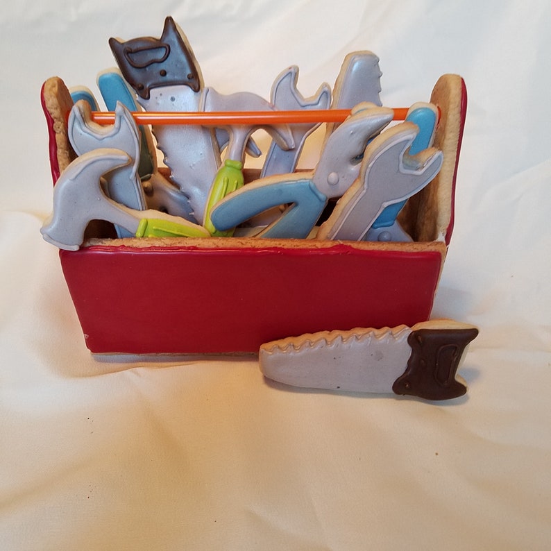 Toolbox and Tools Cookie Set Etsy