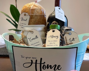 House Warming Basket Tags [Digital File/ Instant Download]