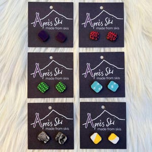 Ski Earring - Slalom Stud