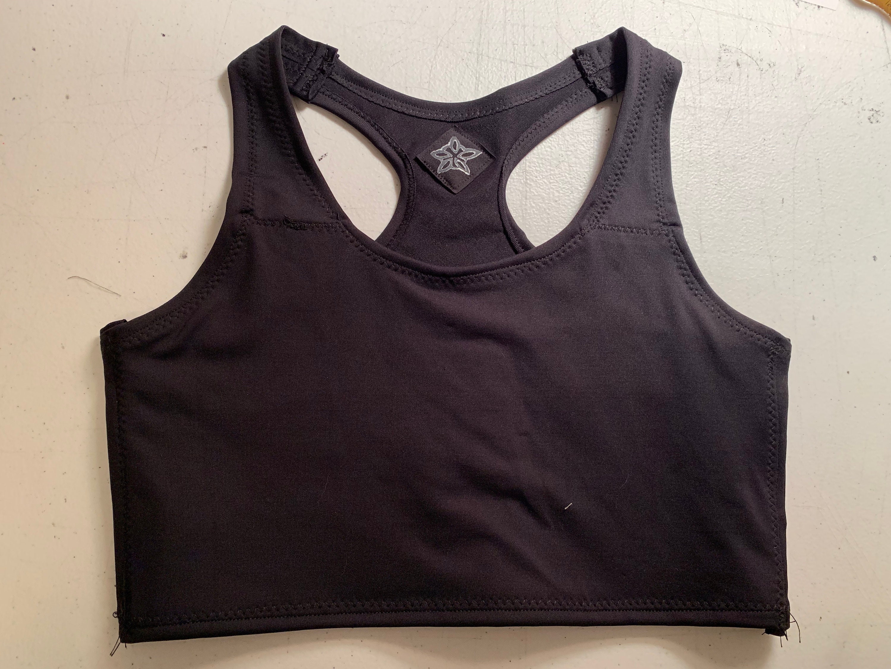 Racer Back Half Length Custom Made Chest Binders Etsy