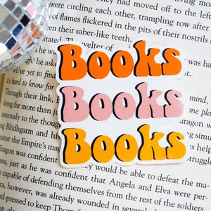 Book sticker, reader sticker, reader gift, reading gift, book lover sticker, bookstagram sticker, books sticker, book gift, bookish sticker