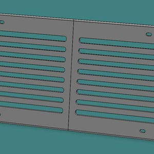 Vanagon Westfalia Full Camper BLANK Rear Heater Cover Plate