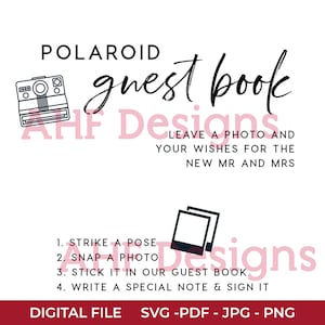 Polaroid Gastenboek SVG