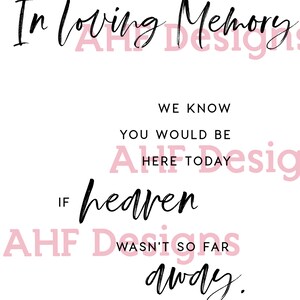 In Loving Memory SVG