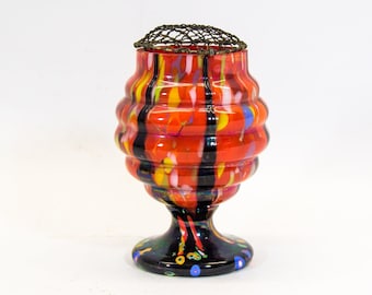 Antik pique fleur | Art Deco glas | Franz Welz attr | Vintage 20-tal