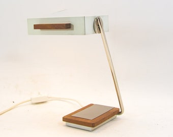 Kaiser Leuchten | Minimalistisk bordslampa | Kubistisk design | Vintage 60-tal