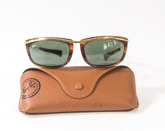 Ray-Ban Olympian II vintage | Marco de tortuga | Lentes B&L Bausch y Lomb G15 | años 80