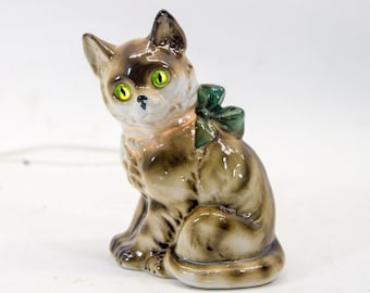 50's perfume lamp | Cat figure | made in East Germany