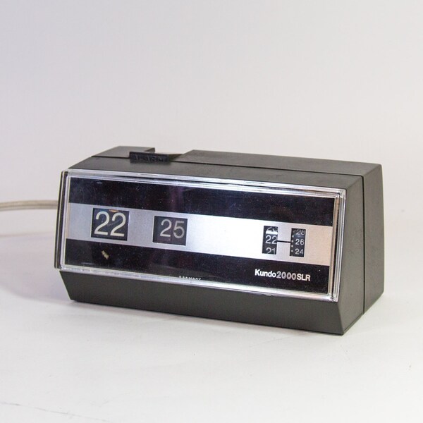 Vintage Flip Clock Etsy