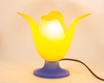 Tulip lamp | Full glass | Vintage 80's