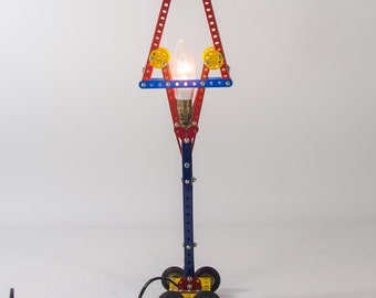 Vintage Meccano | Home made lamp | 1960 - 1980