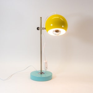 Vintage eyeball lamp | Gepo | Restored | 70's design