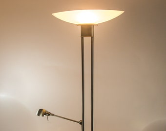 Holtkötter floor lamp | Postmodern design | Silver colored | vintage 90's