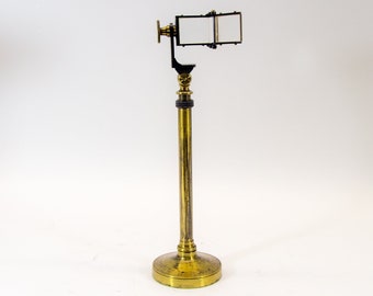 Antique optical instrument | Hinged double lens | 19th century