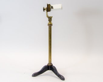 Antique optical instrument | Classic prism on tripod | 19th century