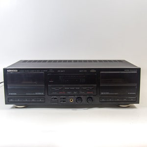 Doppelkassettendeck | Kenwood KX-W8040 | automatische Rückwärtsfahrt | Vintage 90er