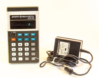 Remington Sperry | Vintage Calculator | Original adapter included | Vintage 70's