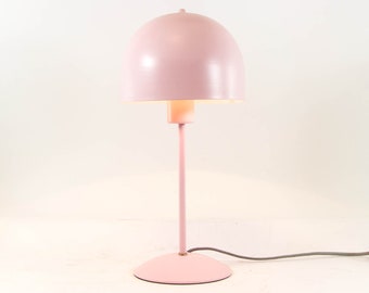 Grande lampe à champignons | Rose succulent | Design néerlandais | millésime 80's