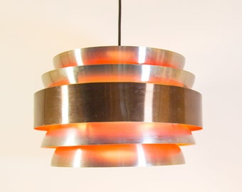 Aluminum ceiling lamp | XXL | Brushed aluminum | Lacro | Vintage 60's