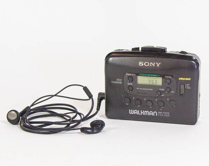 Sony Walkman Model WMFX415 Fmradio and Autoreverse Headphones