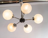 Atomic design vintage lustre midcentury ceiling lamp VEB Leuchten vintage 60 39 s