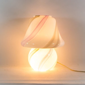 Murano Venini swirl lamp | XXL - 40cm | full glass | vintage 70&#39;s