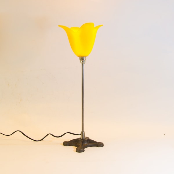 Postmodern table lamp | tulip designs | Yellowglass | vintage 90's | 2 AVAILABLE