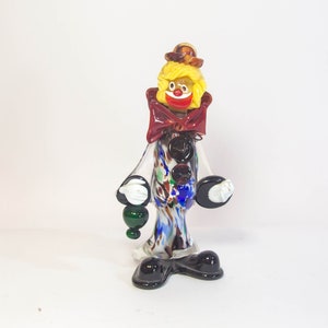 Midcentury Murano Clown | Colorful and highly detailed | vintage 60&#39;s