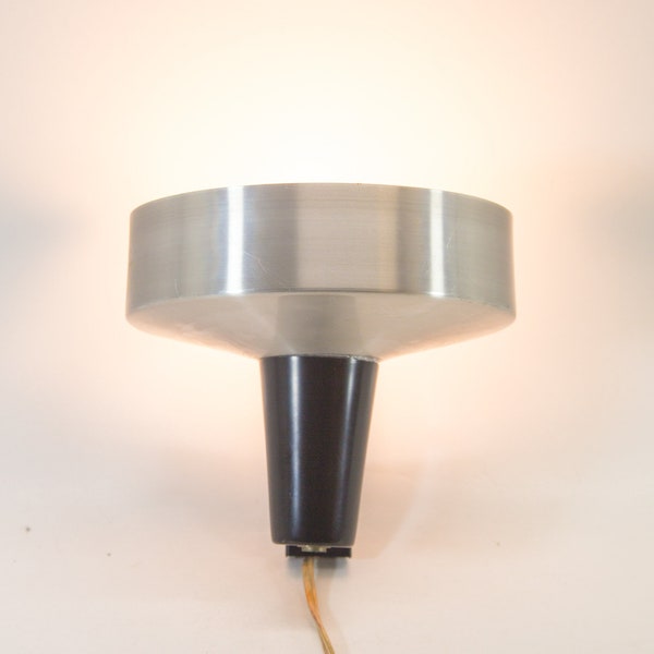 Space age wall sconce | Aluminum | Dijkstra | vintage 60's