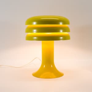 Midcentury table lamp | model BN25 | Yellow | Hans-Agne Jakobsson | AB Markaryd | vintage 60&#39;s