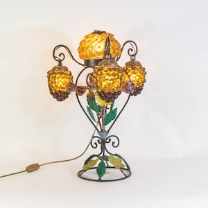 Midcentury Murano grape lamp | Hollywood Regency | vintage 50&#39;s