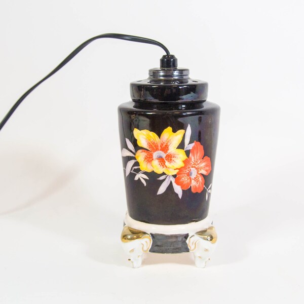 Vintage perfume lamp | Porcelain | Flower decor | Vintage 50's