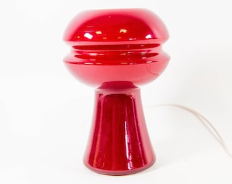 Space-age table lamp | Full glass | Italiandesign | Vintage 70's