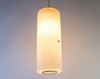 Pendellampa från mitten av århundradet | Doria Leuchten | helglas | vintage 60-tal | 1 KVÄNSTER