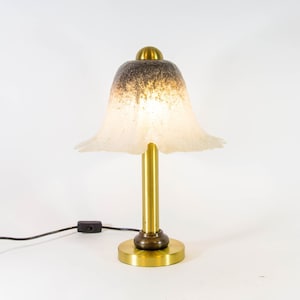 Classic mushroom lamp | Peill & Putzler | Ice glass | Vintage 70's | Heavy quality