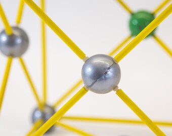 アンティーク分子模型 |プラスチックワイヤー構造 |チェコ