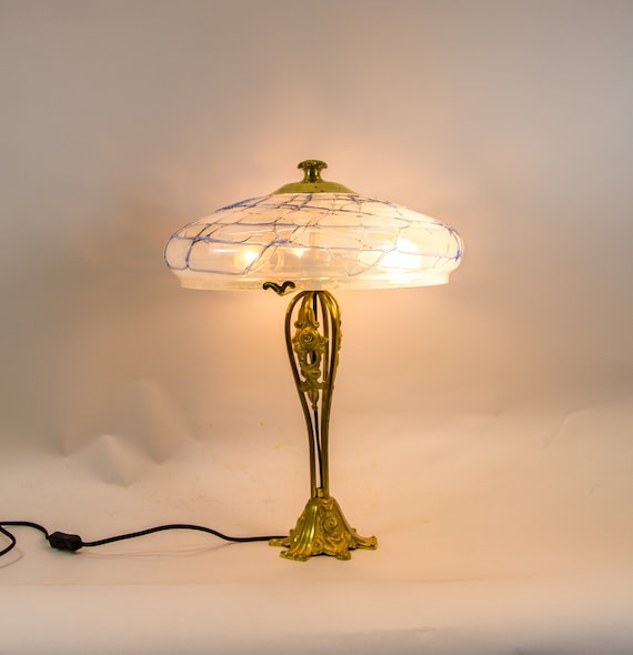 A French Art Nouveau Lamp A French Art Nouveau Lamp