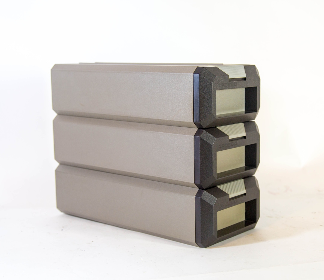 Cassette Drawers Tape Storage for 45 Cassettes Set of 3 Vintage 80's Etsy