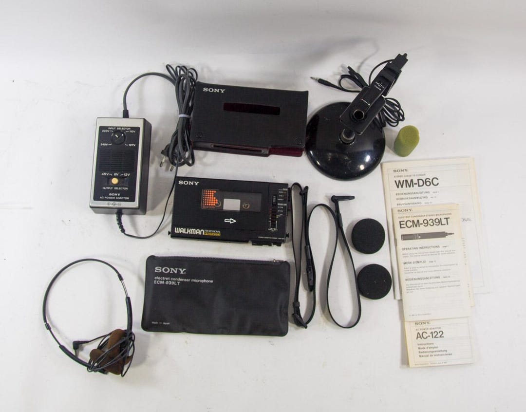 Sony WM-D6C | Cassette Player and Recorder | Accessories
